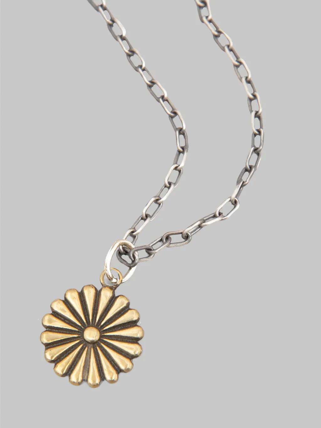 Kobashi Studio Kikumon Charm Medium Brass