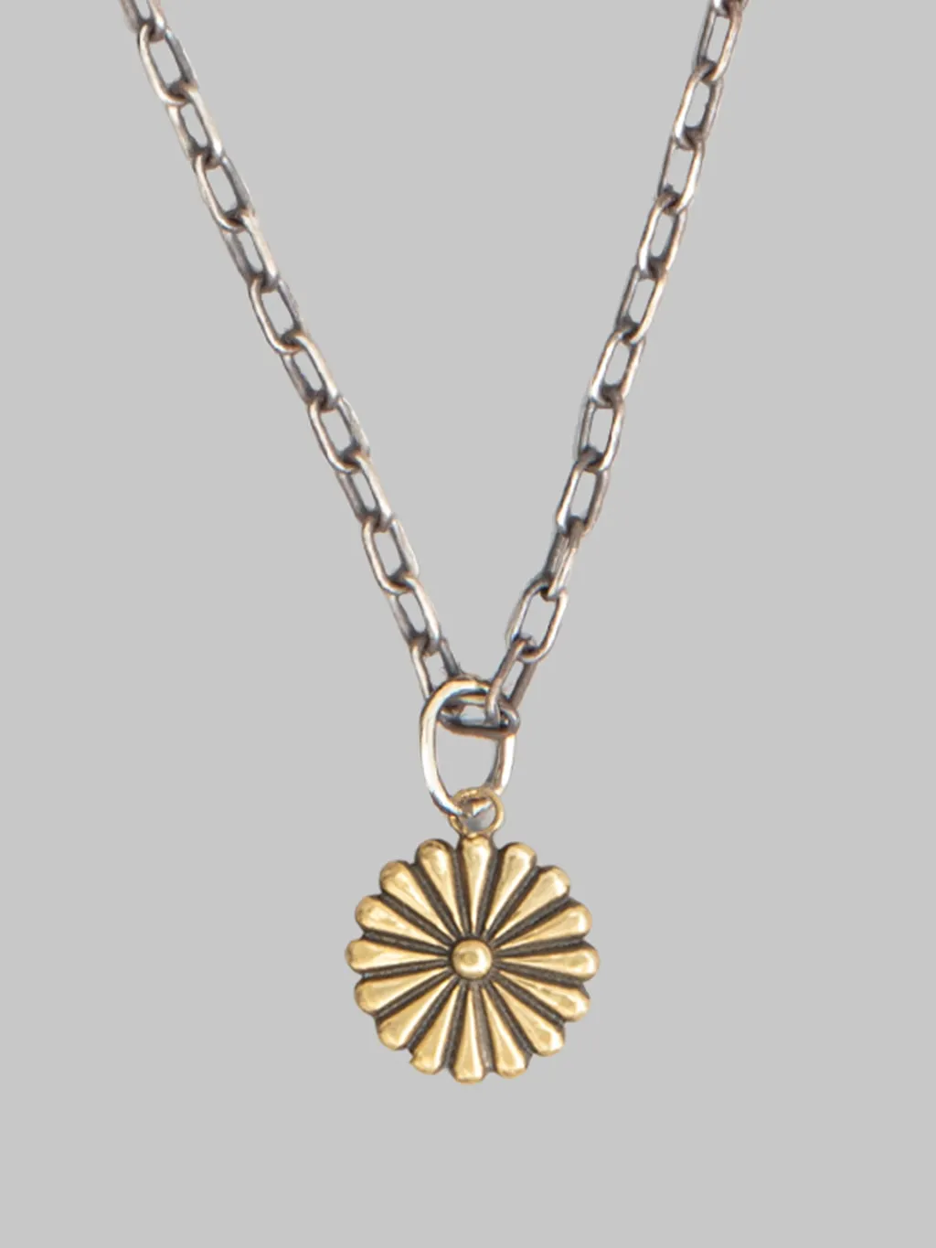 Kobashi Studio Kikumon Charm Medium Brass