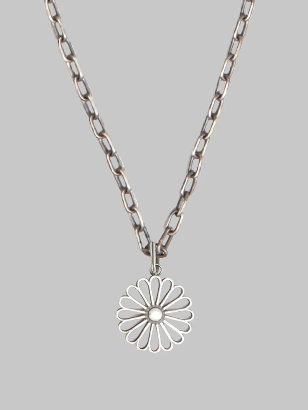 Kobashi Studio Kikumon Sukashi Charm Large Silver 925
