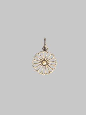 Kobashi Studio Kikumon Sukashi Charm Medium Brass