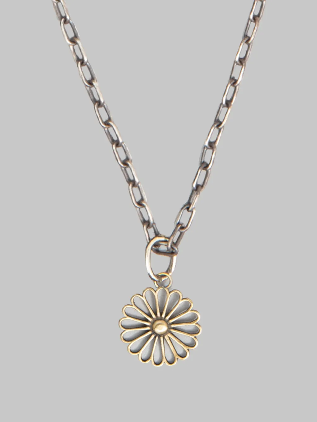 Kobashi Studio Kikumon Sukashi Charm Medium Brass