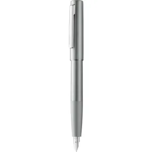 Lamy Fountain Pen - Aion Brushed Aluminium, Olive Silver, Extra Fine | L77OSEF