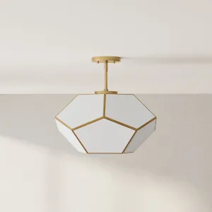 Latham Collection 18 in. Three-Light Flush Mount