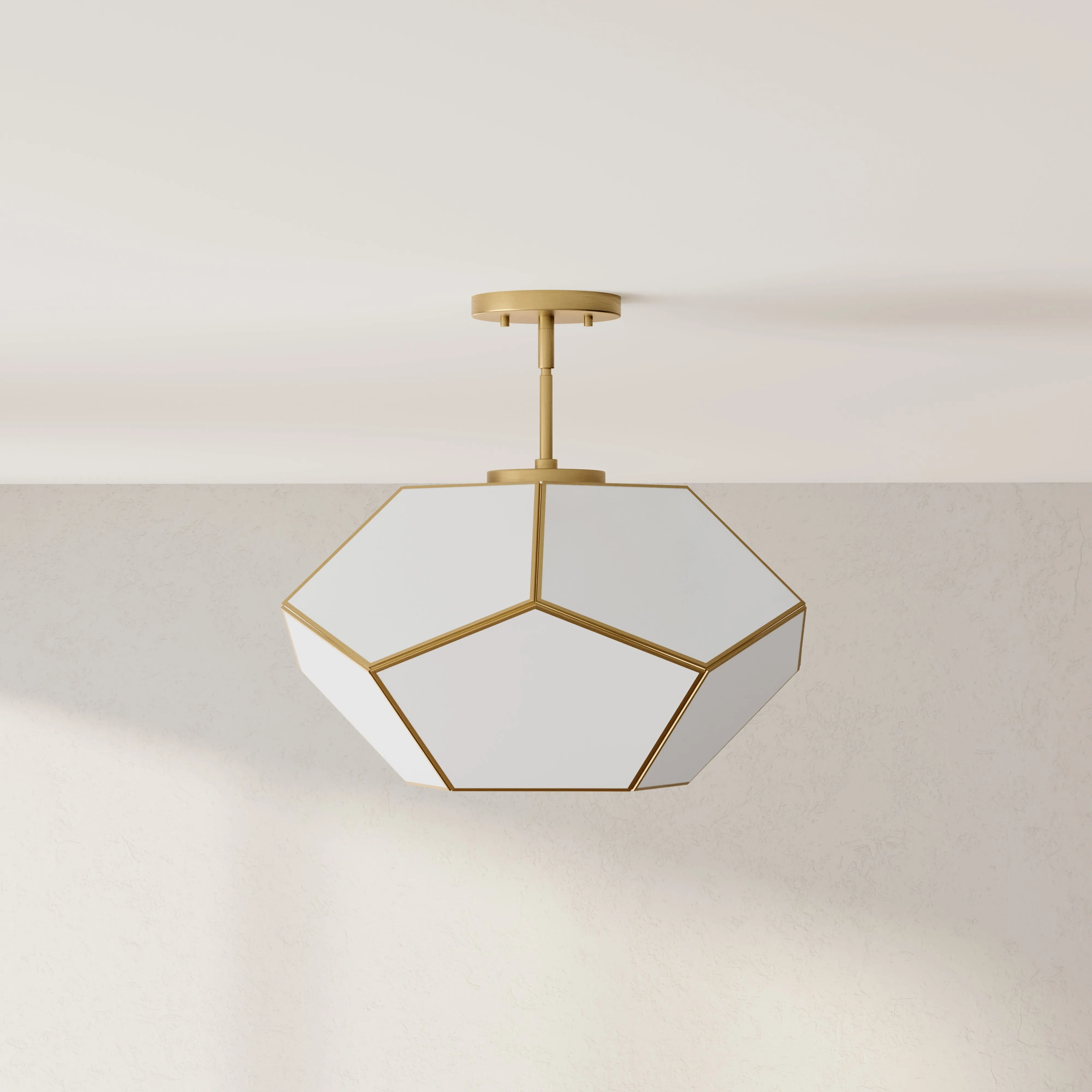 Latham Collection 18 in. Three-Light Flush Mount