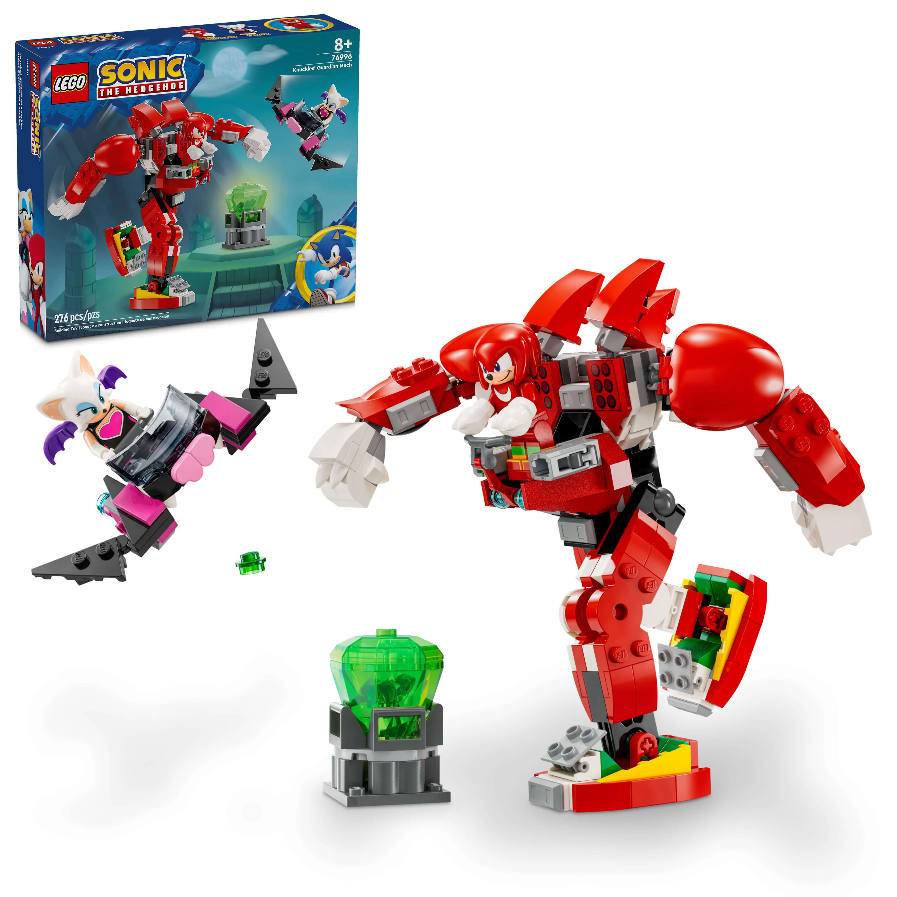 LEGO Sonic the Hedgehog Knuckles' Guardian Mech Building Set - 276 Pieces