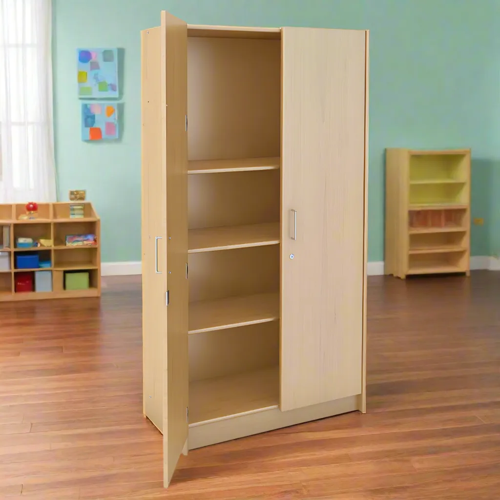 Lockable Teacher Storage Cabinet | Secure, Durable Classroom Storage with Adjustable Shelves