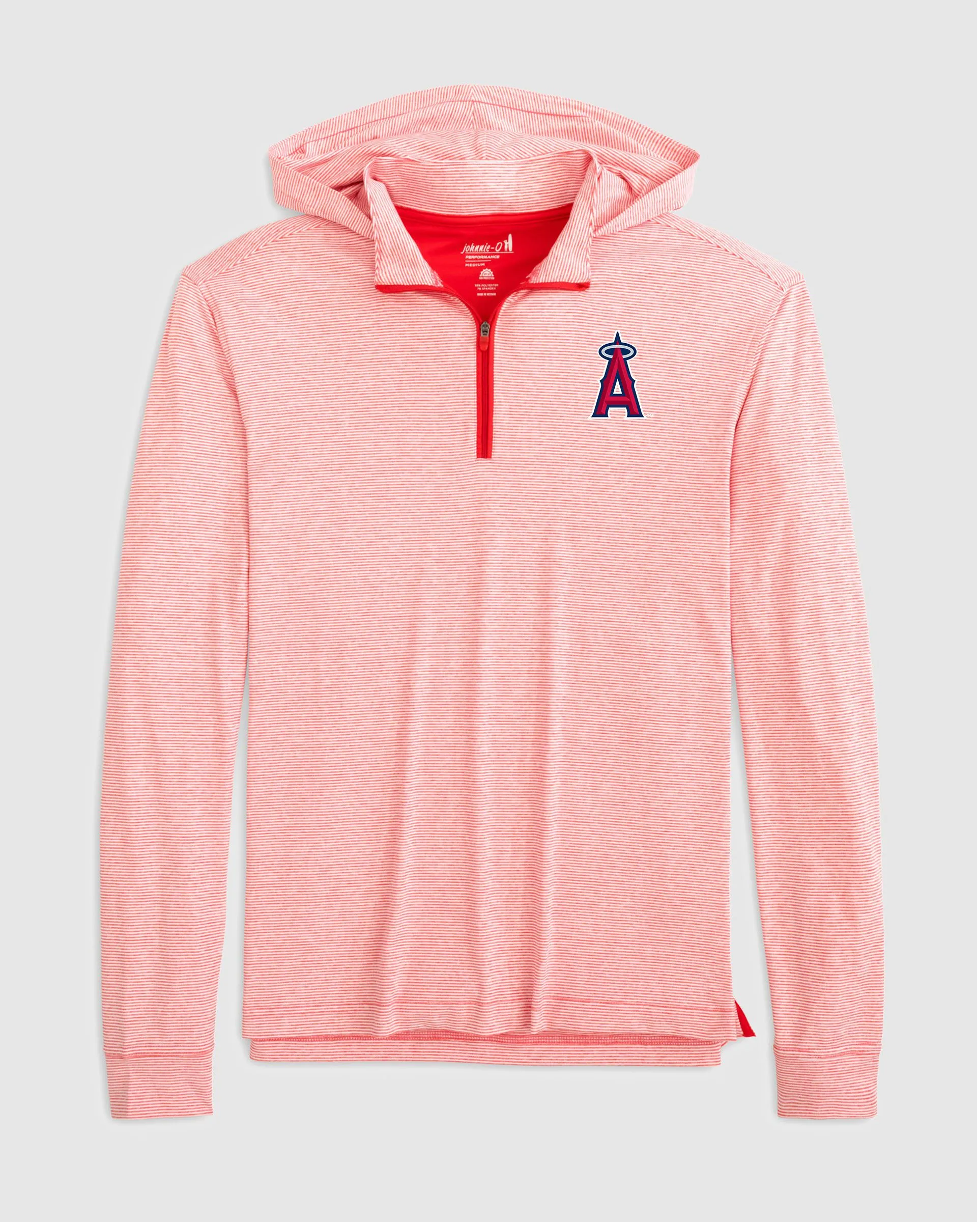 Los Angeles Angels Hybrid Performance 1/4 Zip Hoodie
