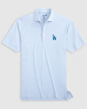 Los Angeles Dodgers Stetsons Performance Mesh Polo