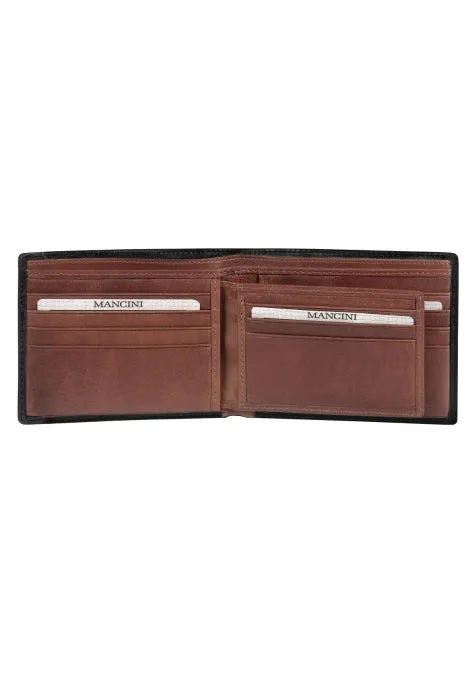 Mancini Casablanca Men's Billfold with Removable Passcase