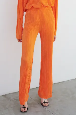 Maria Flared Leg Plisse Pants
