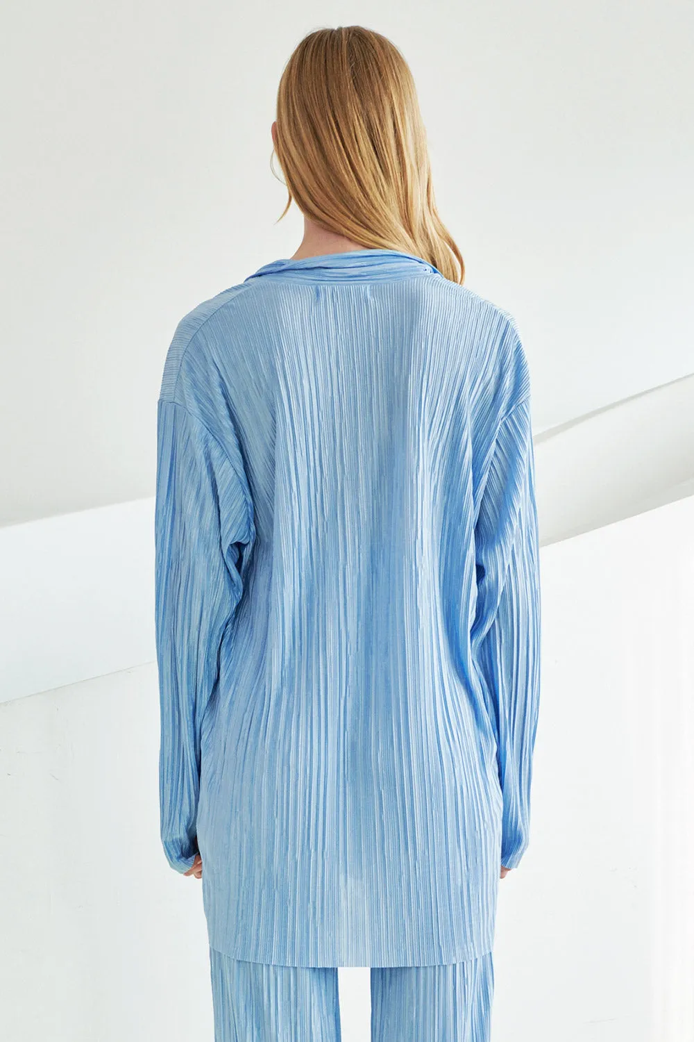 Maria Oversized Plisse Shirt