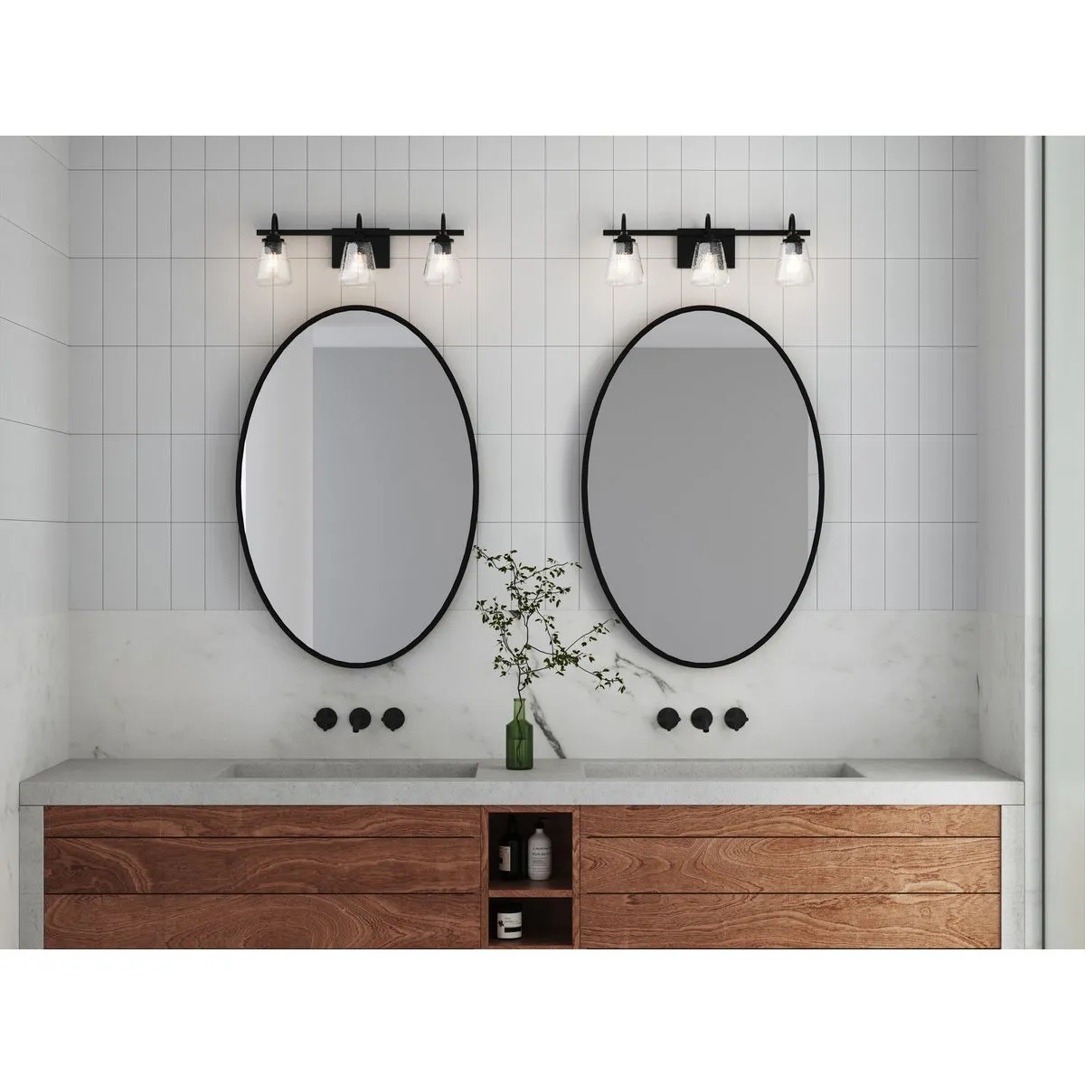 Martenne Collection Three-Light Vanity Light