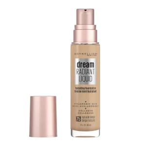 Maybelline Dream Radiant Liquid Hydrating Foundation 75 Natural Beige 30ml