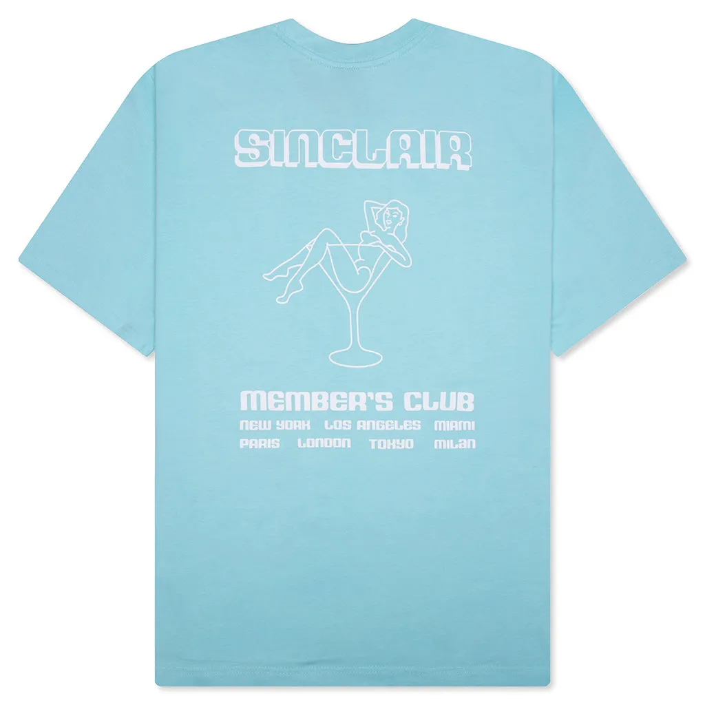 Members Club Tour Tee - Light Blue