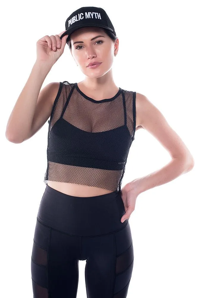 Mesh Crop Top