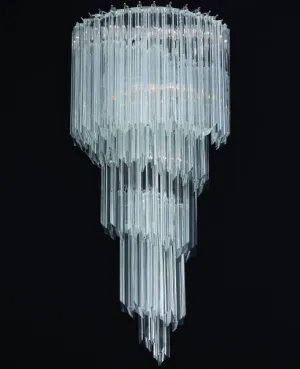Mid-Century Style Murano Glass Prism Wall Light