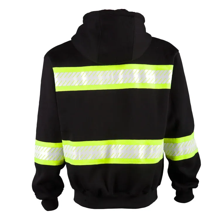 ML Kishigo Men's Enhanced Visibility Heavyweight Hoodie