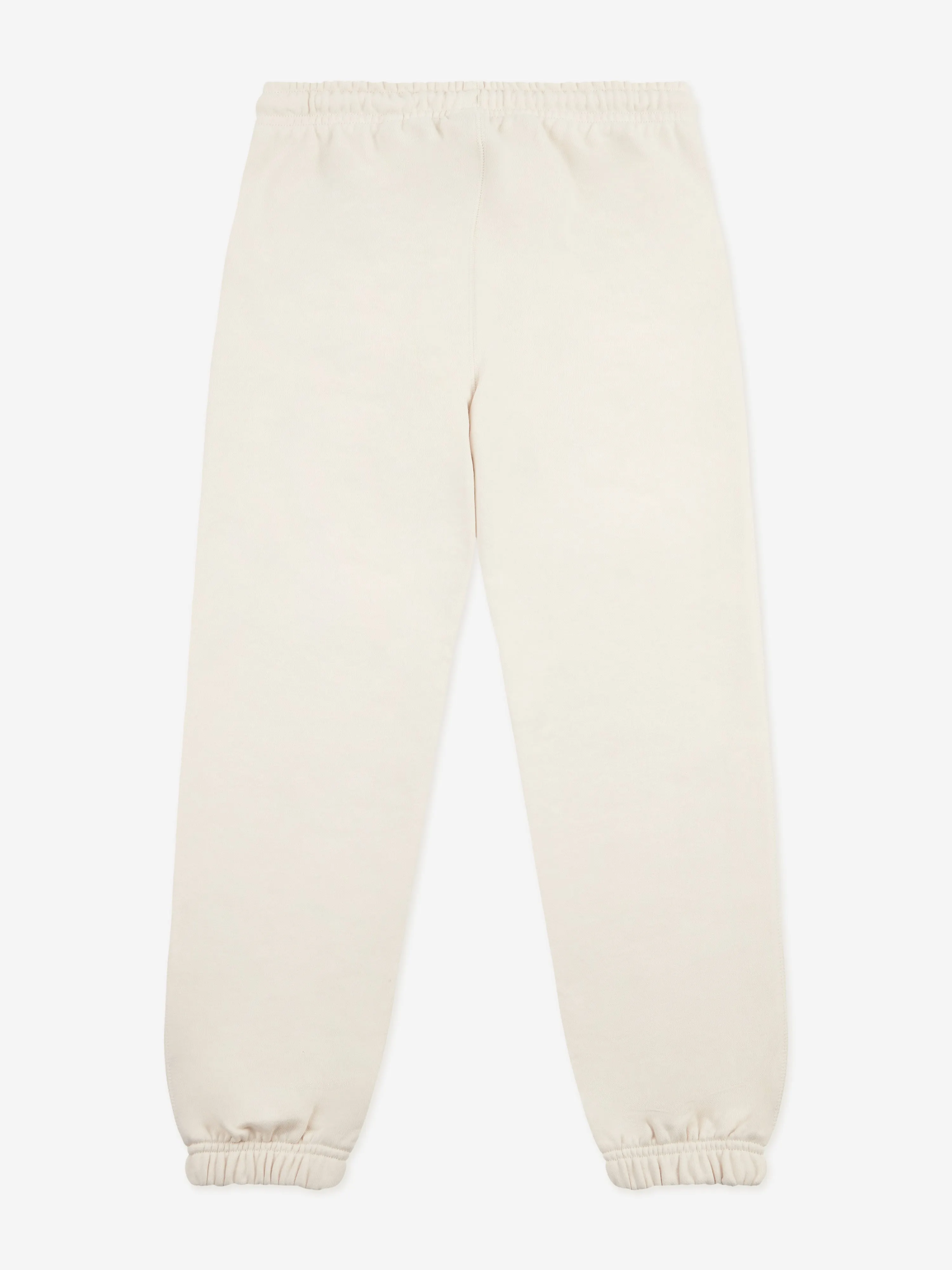 New Balance Girls French Terry Small Logo Joggers in Beige