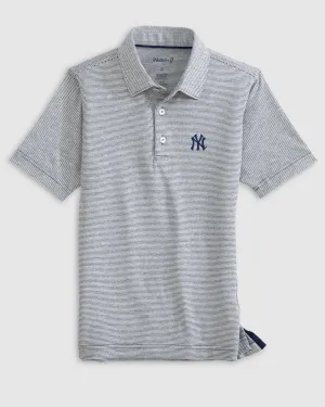 New York Yankees Lyndonn Jr. Striped Jersey Performance Polo