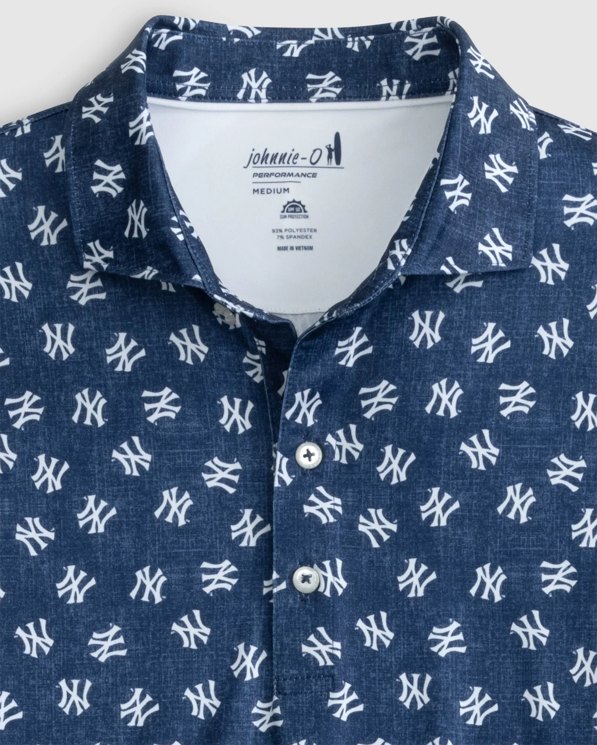 New York Yankees Stadium Exeter Printed Jersey Performance Polo