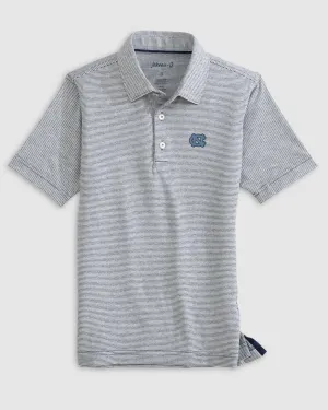North Carolina Lyndonn Jr. Striped Jersey Performance Polo