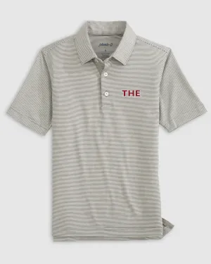 Ohio State Lyndonn Jr. Striped Jersey Performance Polo - The Logo