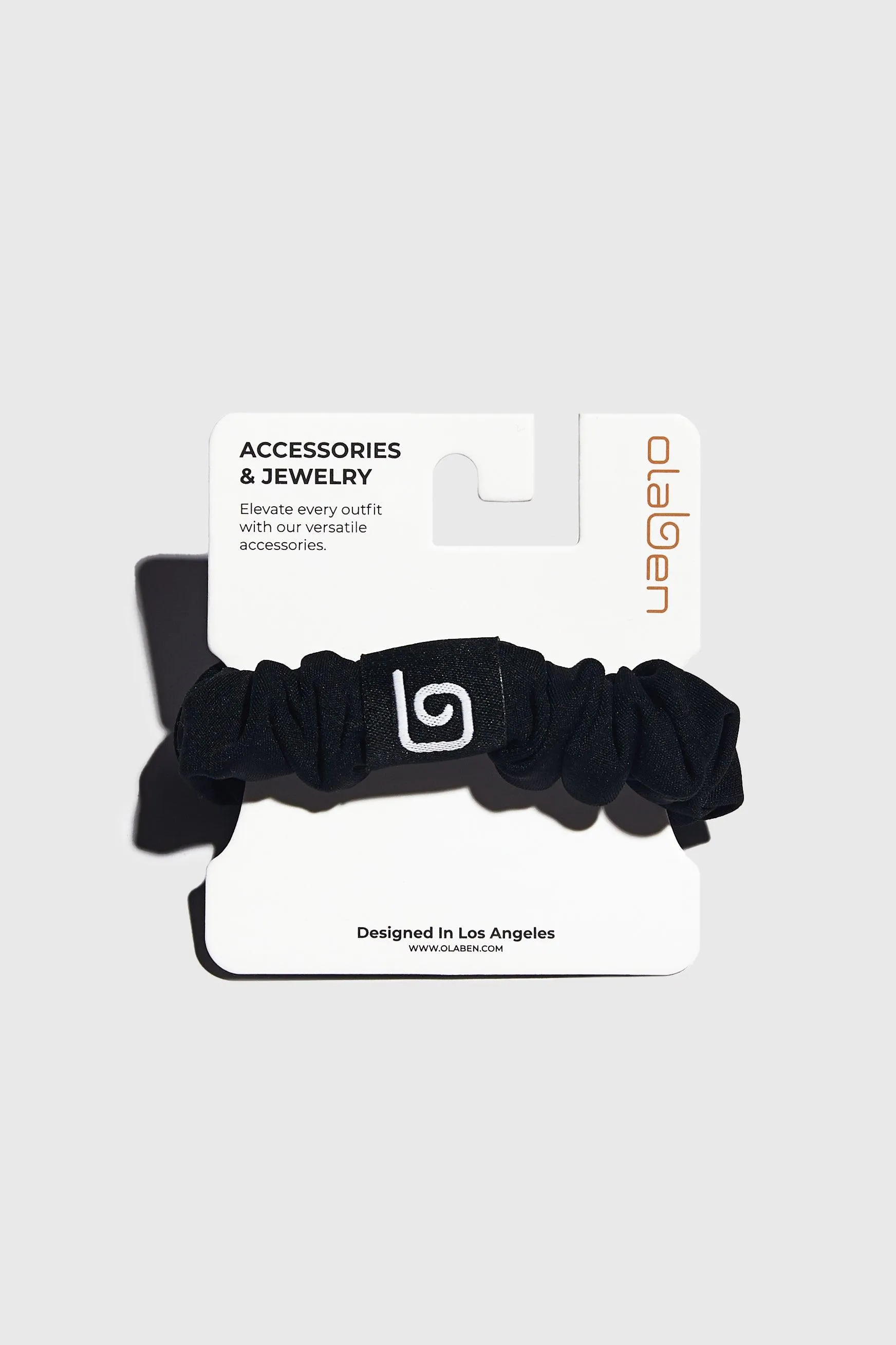 Olaben Luxe Hair Scrunchie - Black