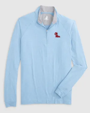 Ole Miss Freeborne Performance 1/4 ZIp - Stacked Logo