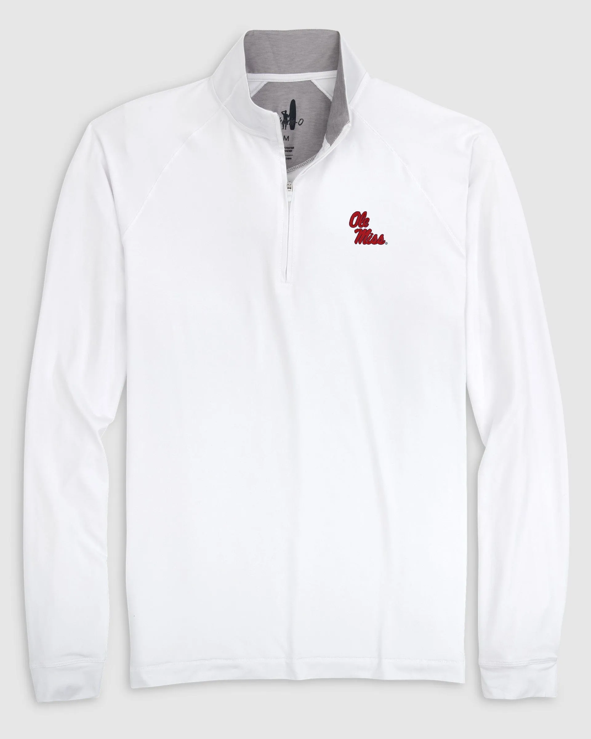 Ole Miss Freeborne Performance 1/4 ZIp - Stacked Logo