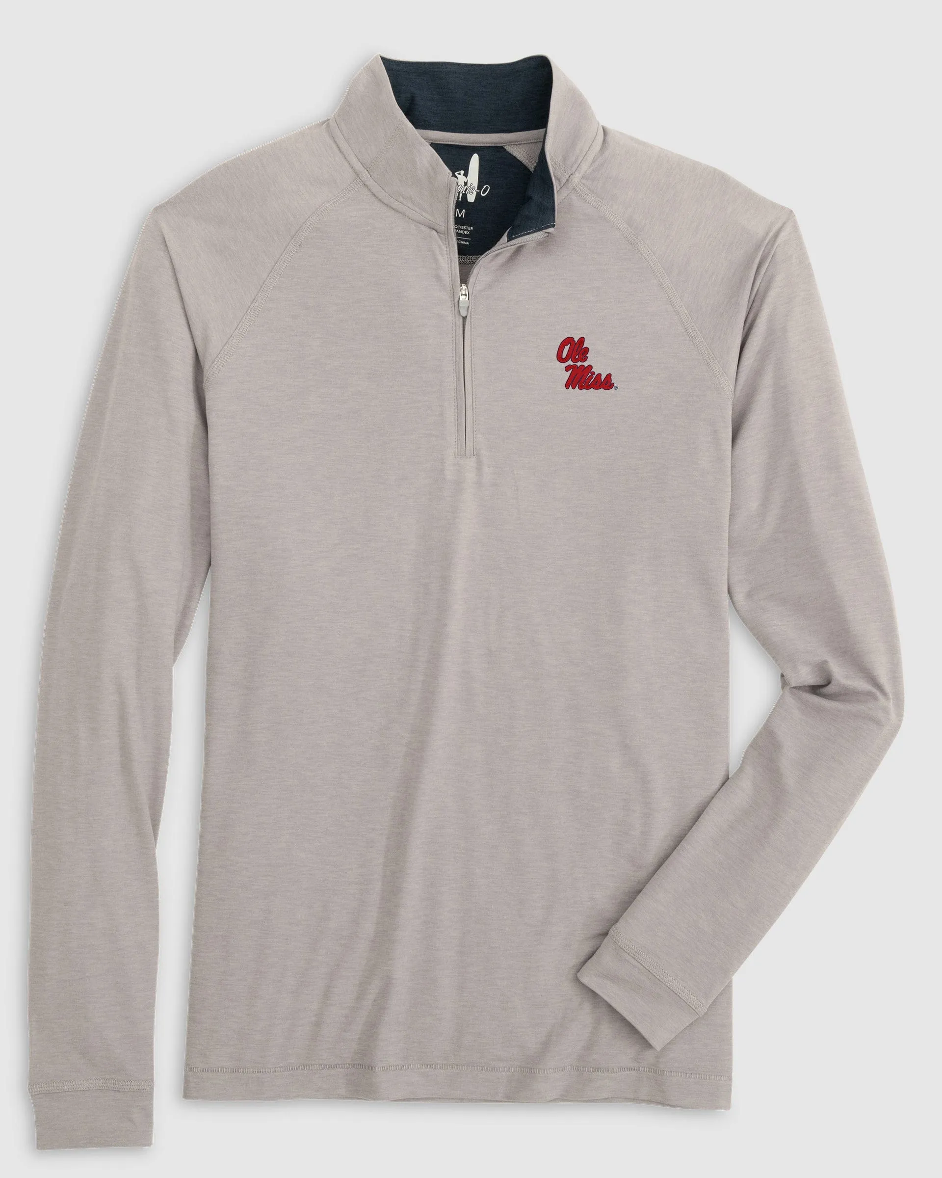 Ole Miss Freeborne Performance 1/4 ZIp - Stacked Logo