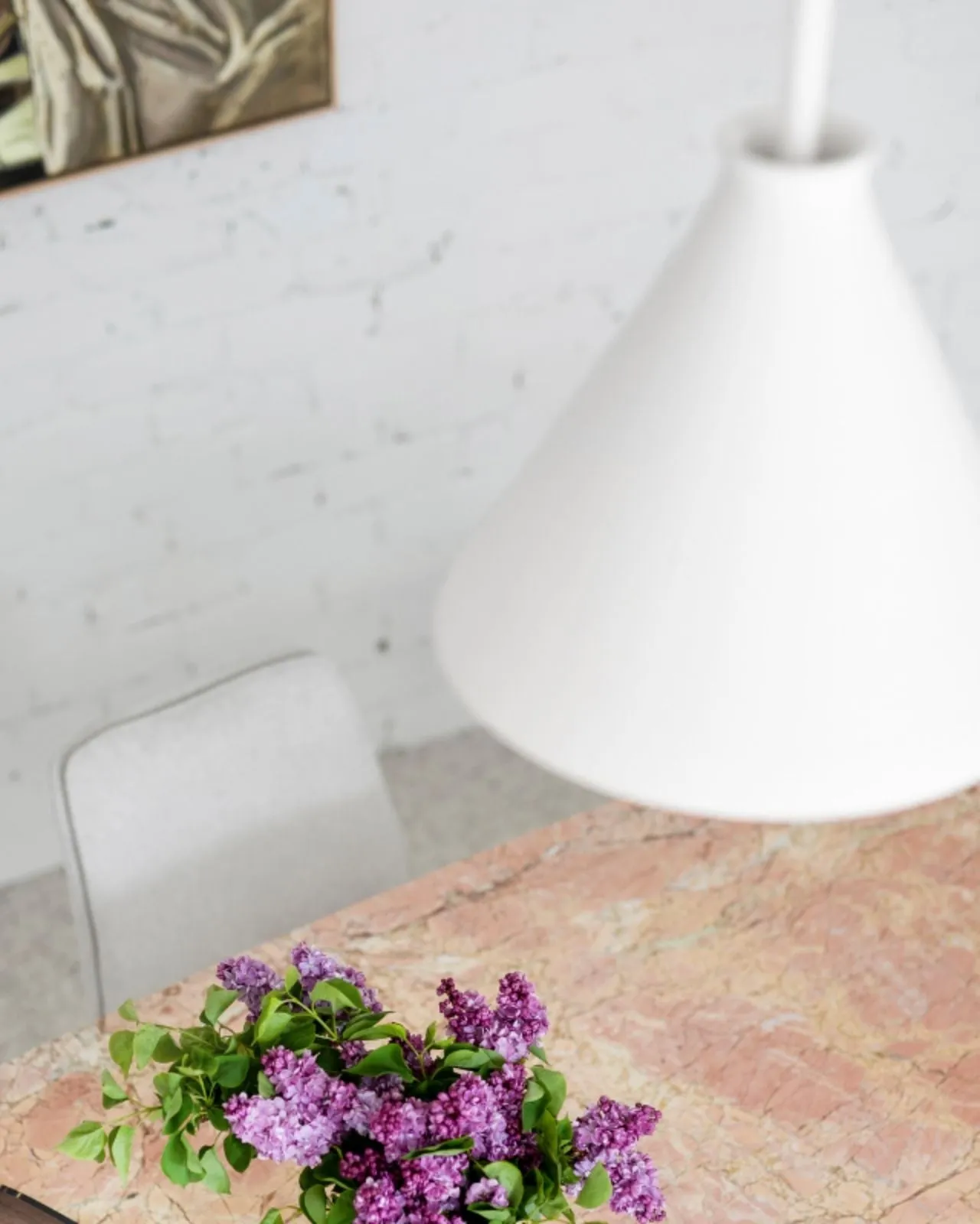 Organic Clay Cone Pendant | Totana