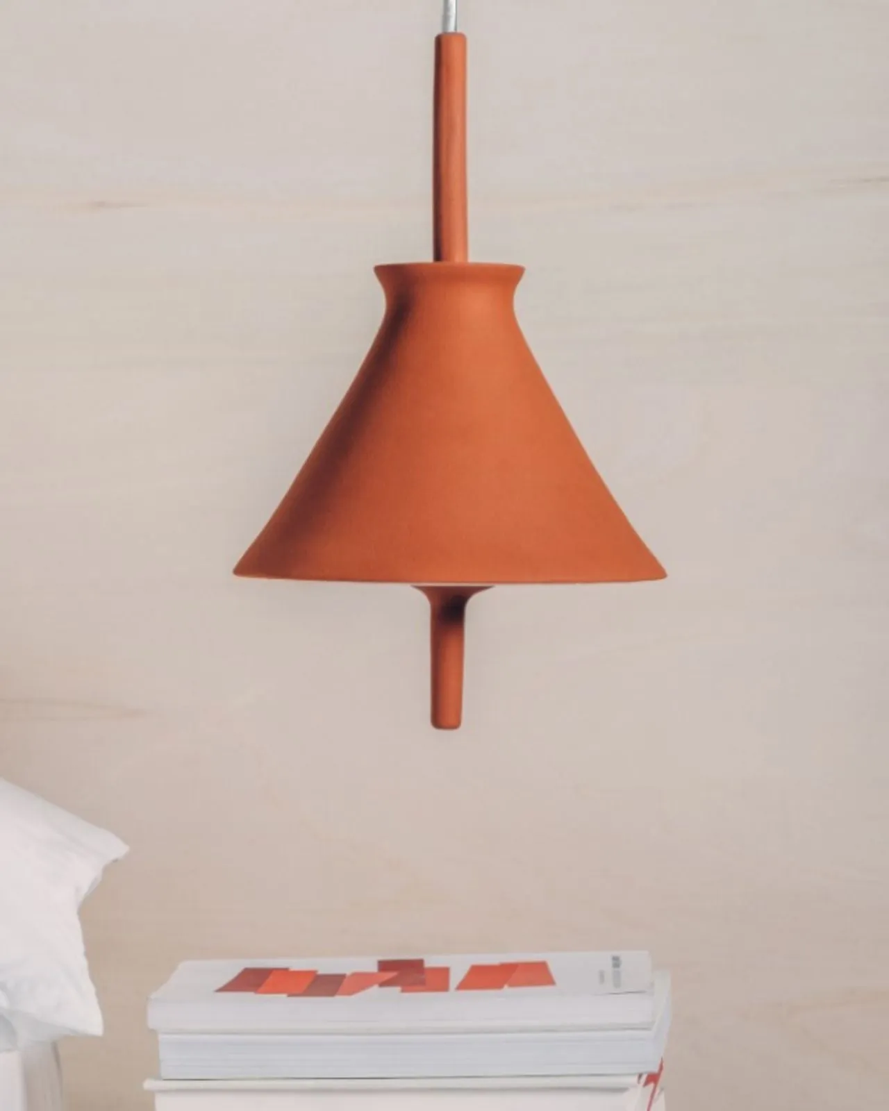 Organic Clay Cone Pendant | Totana