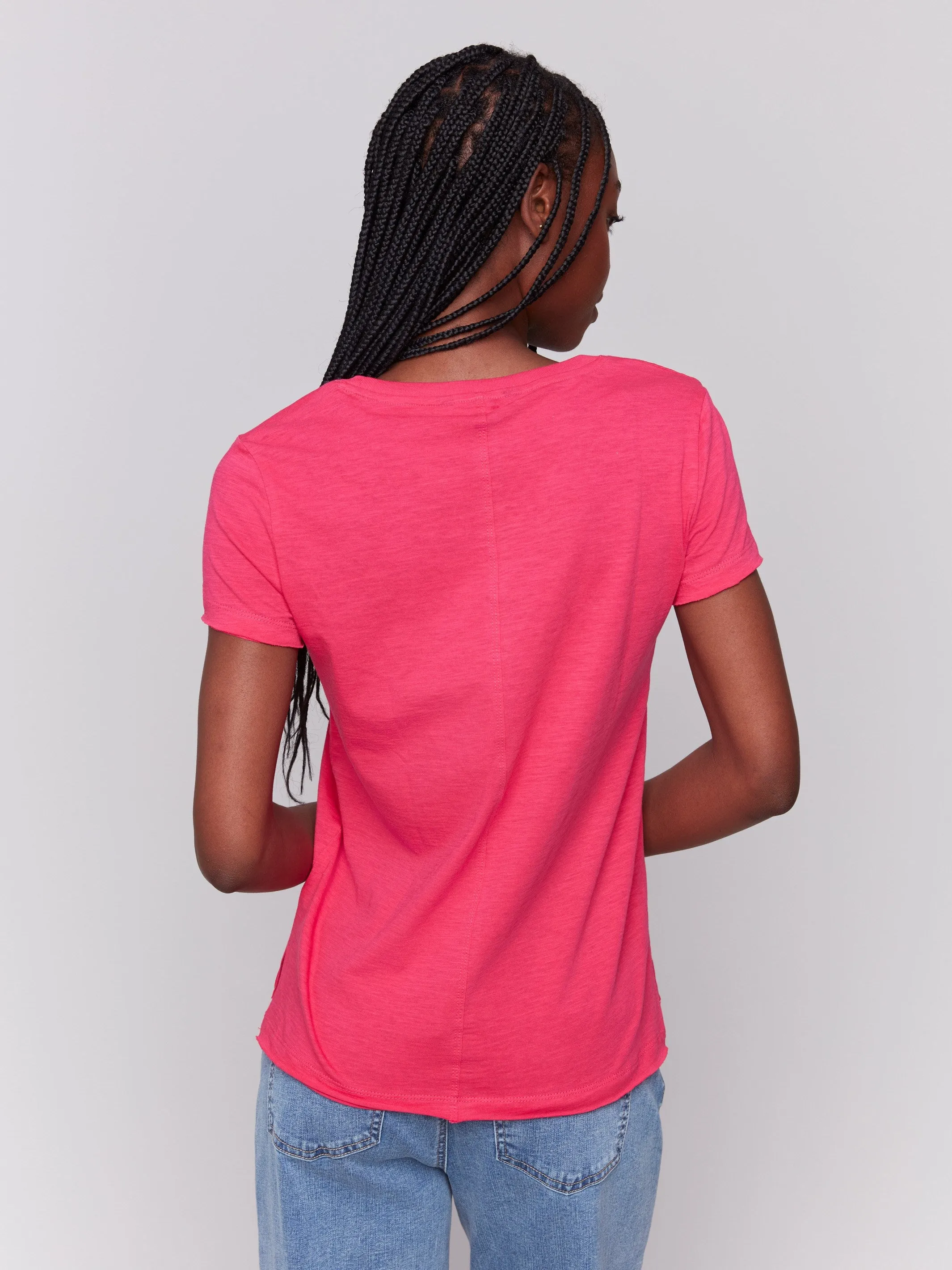 Organic Cotton Slub T-Shirt - Paradise