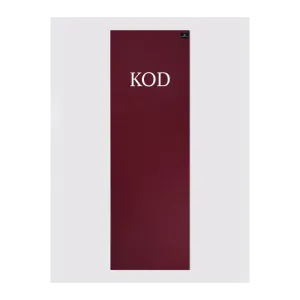 Personalised Yoga Mat 6mm With Custom Design - Raspberry
