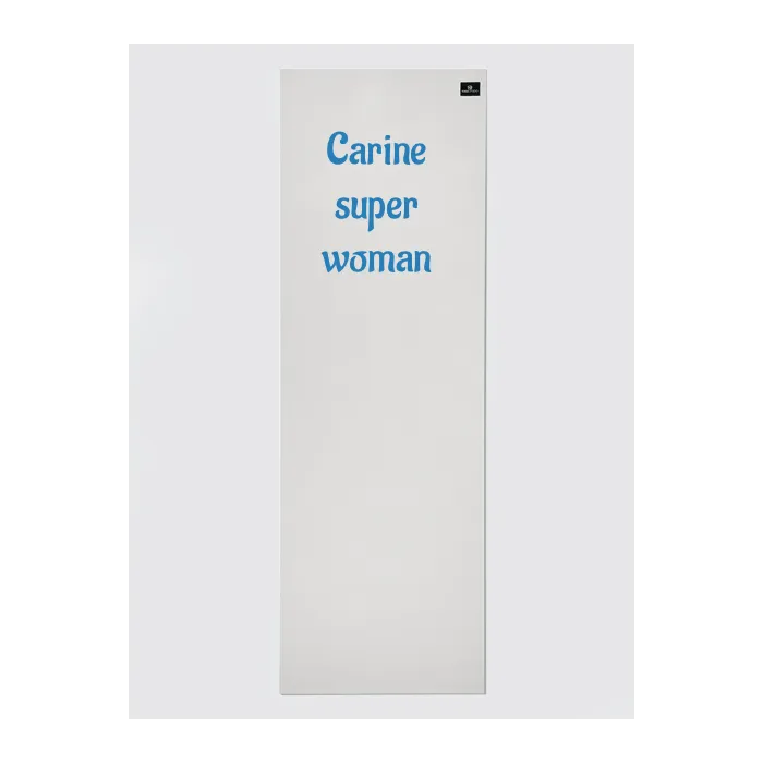 Personalised Yoga Mat 6mm With Custom Design - White