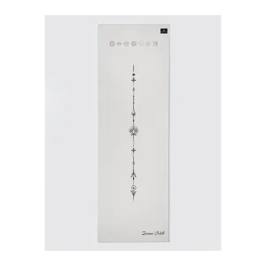 Personalised Yoga Mat 6mm With Custom Design - White