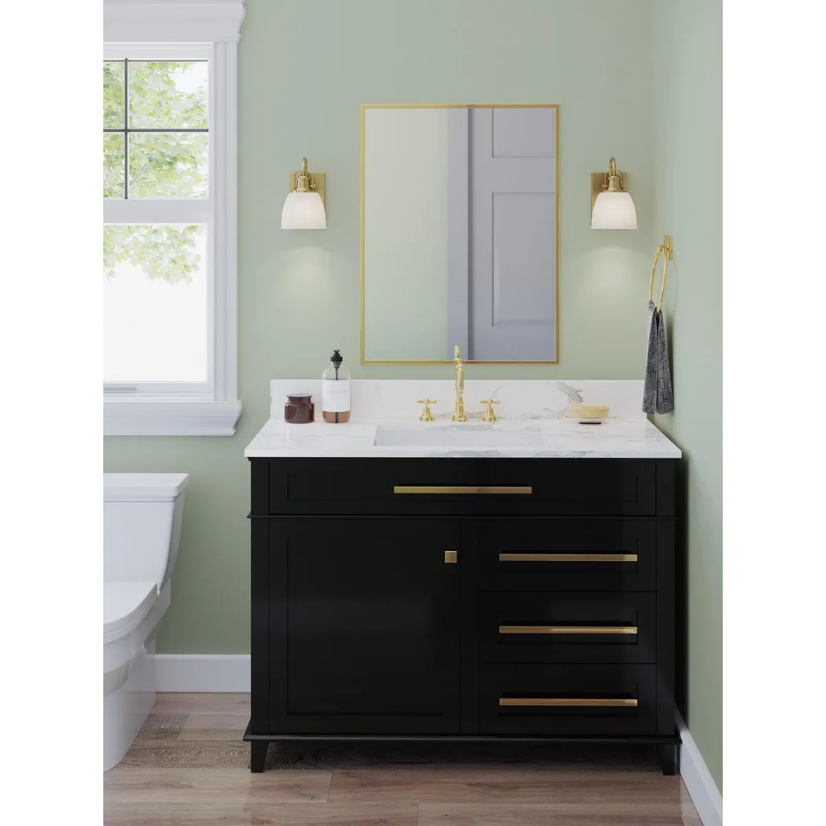 Preston Collection One-Light Bath Vanity Light