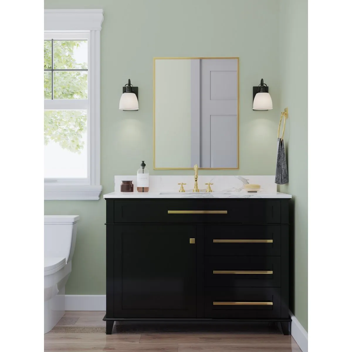 Preston Collection One-Light Bath Vanity Light