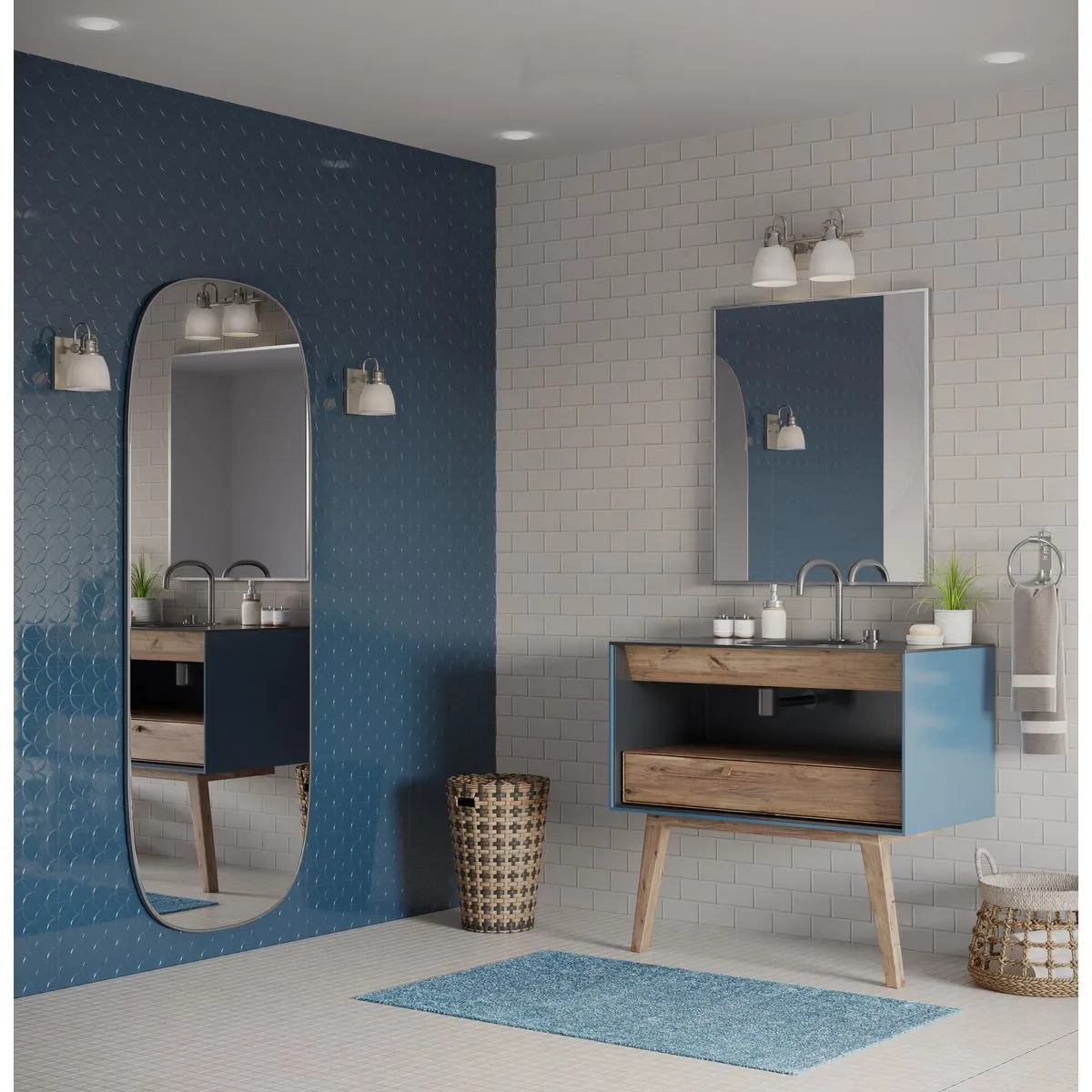 Preston Collection Two-Light Bath Vanity Light