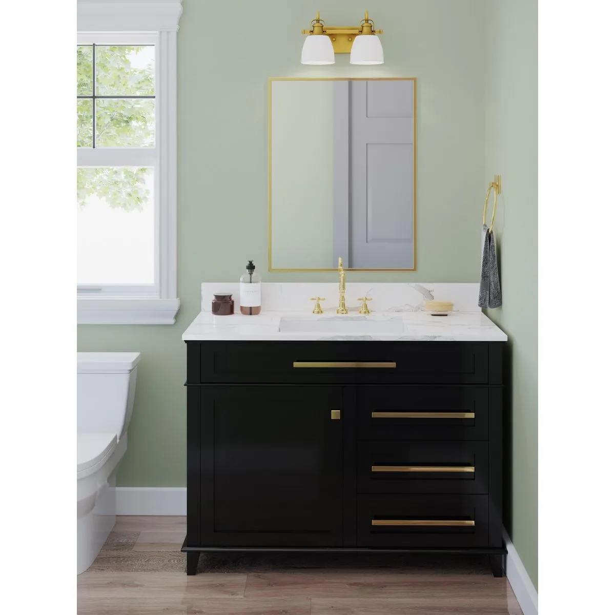 Preston Collection Two-Light Bath Vanity Light
