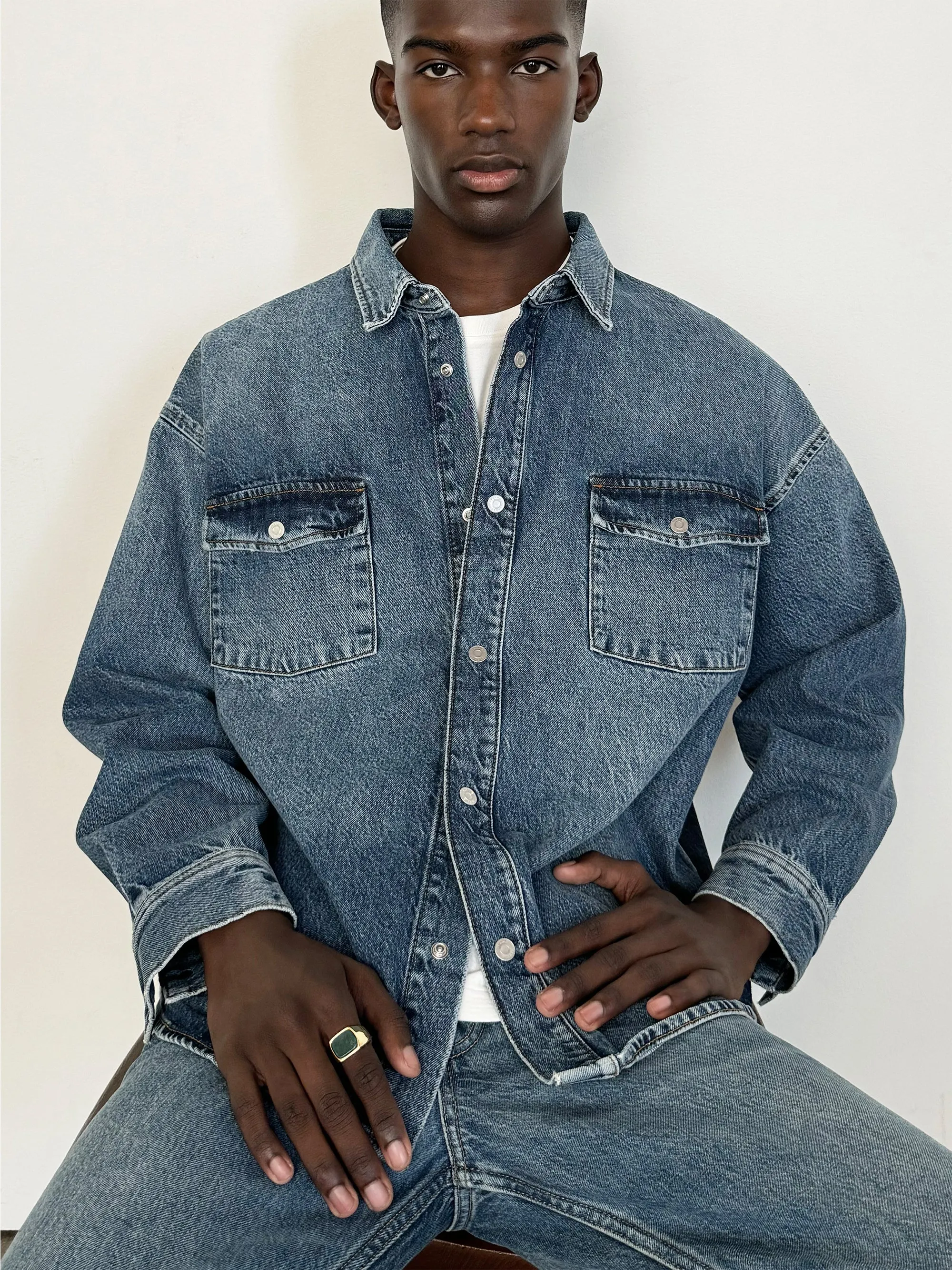 Relaxed Denim Shirt -- Briset