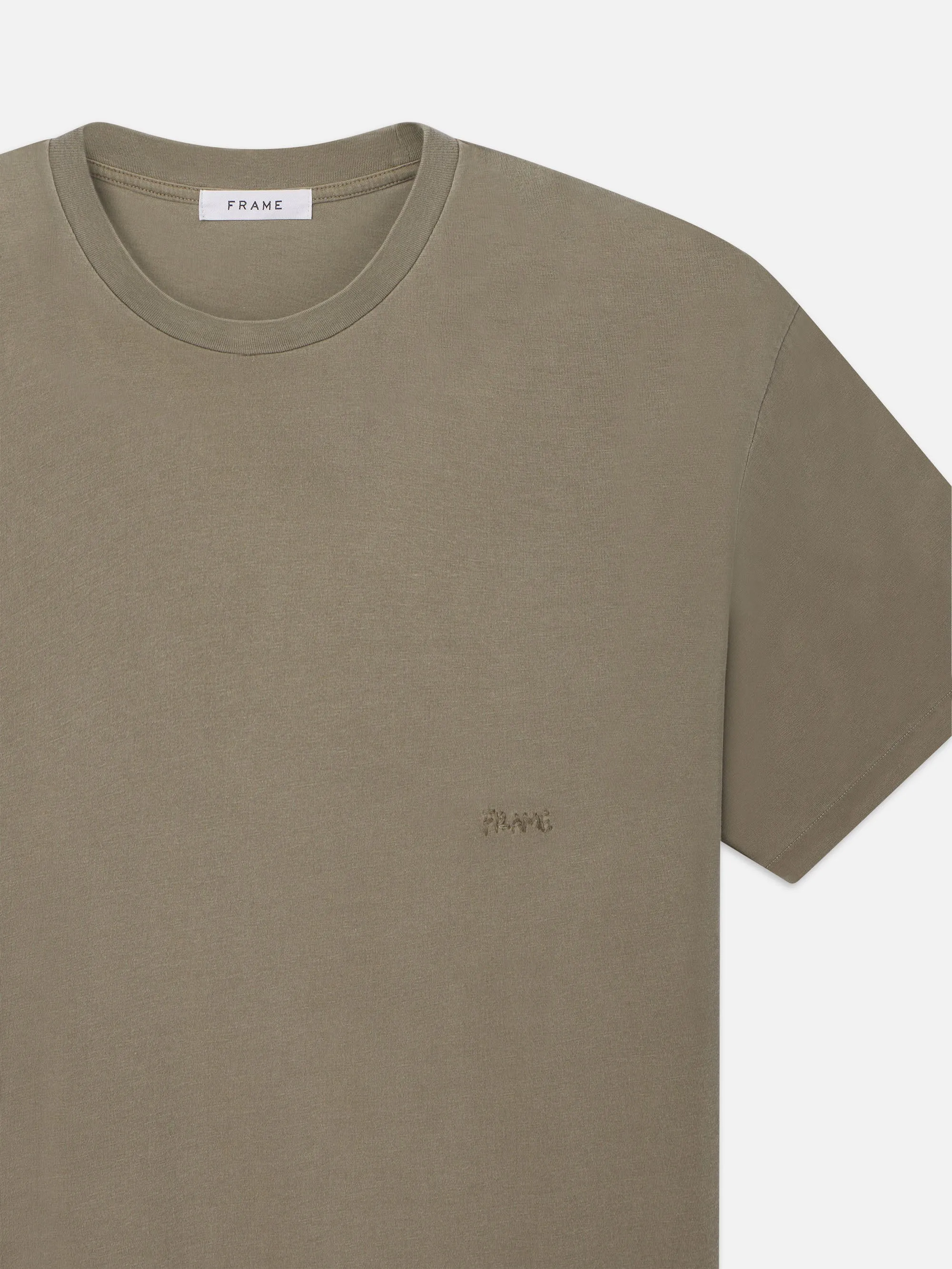 Relaxed Tee -- Light Olive