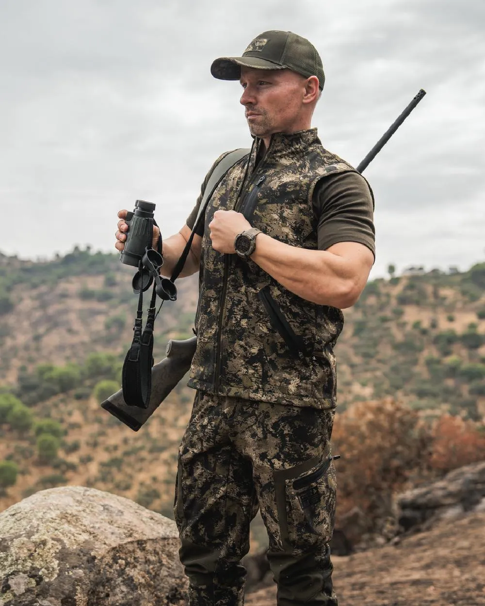 Seeland Mens Chaser Aero Camo Waistcoat