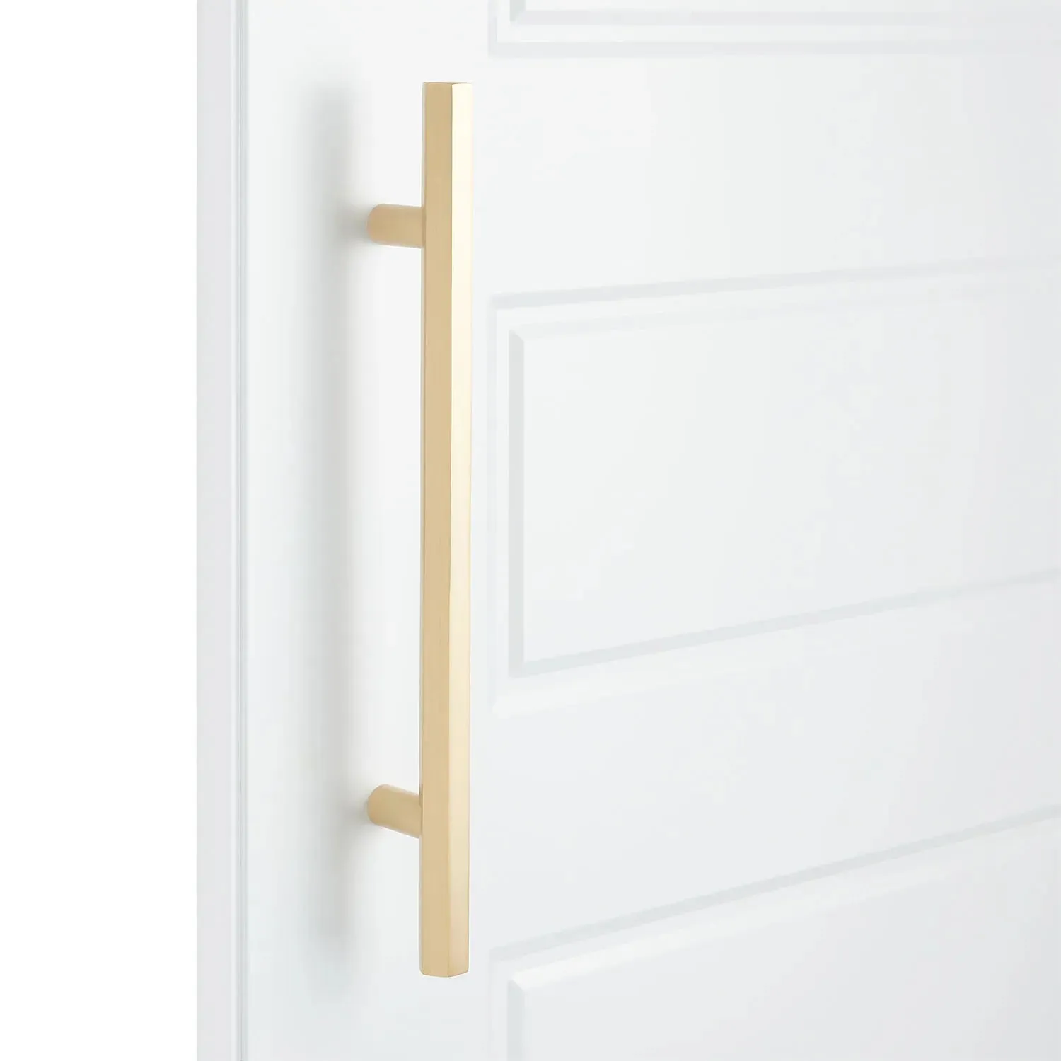 Signature Hardware 479535 Khoit 18 Inch Center to Center Door Pull, Satin Brass