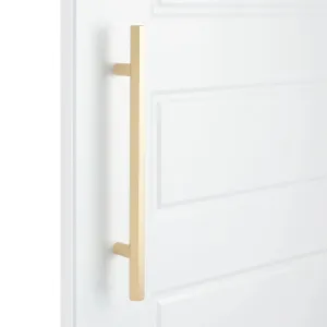 Signature Hardware 479535 Khoit 18 Inch Center to Center Door Pull, Satin Brass