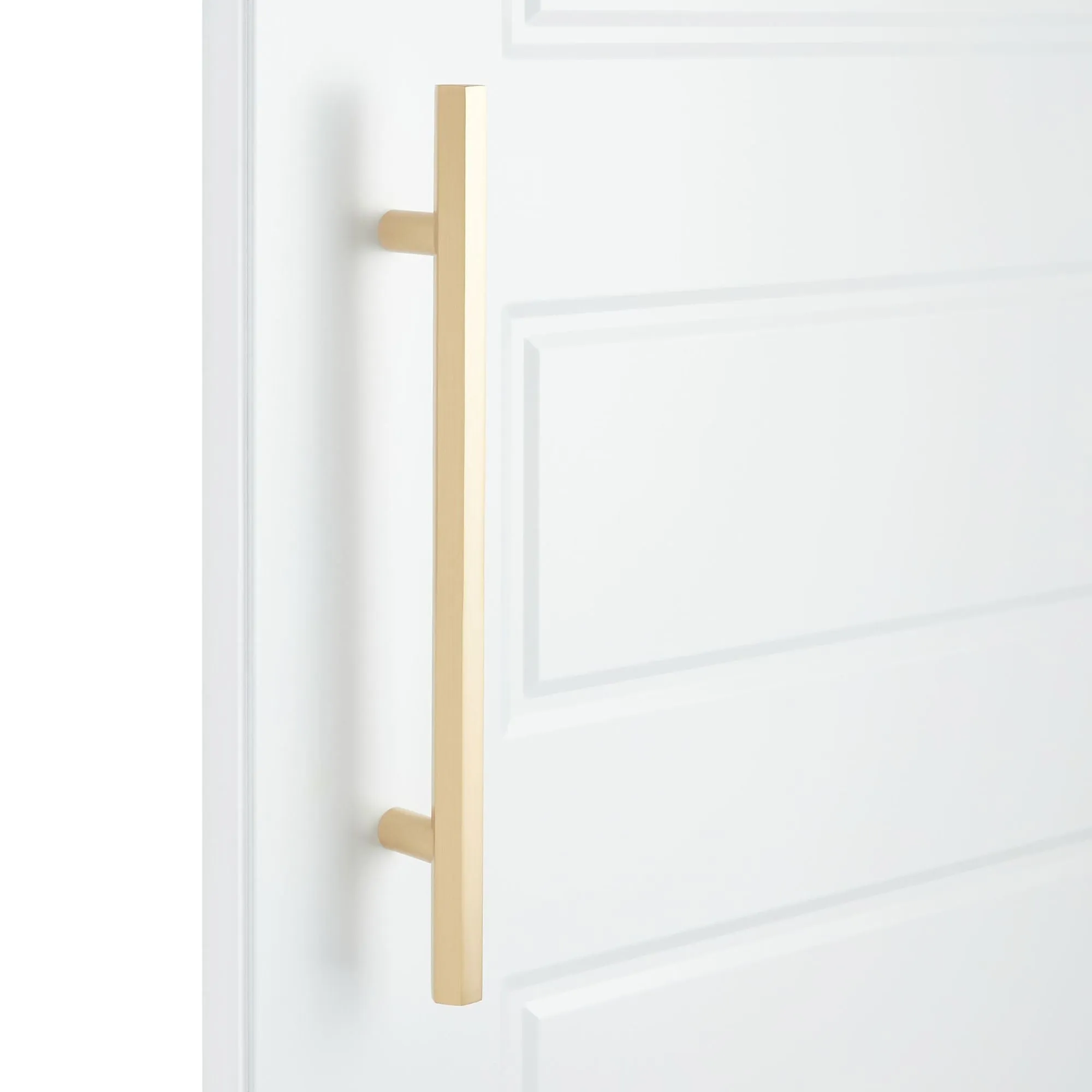 Signature Hardware 479535 Khoit 18 Inch Center to Center Door Pull, Satin Brass