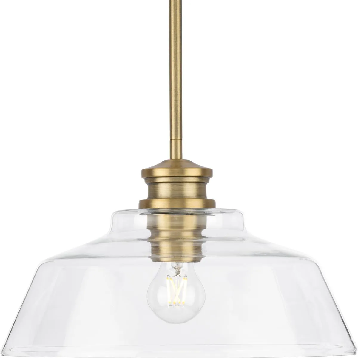 Singleton Collection One-Light 14" Medium Pendant Light