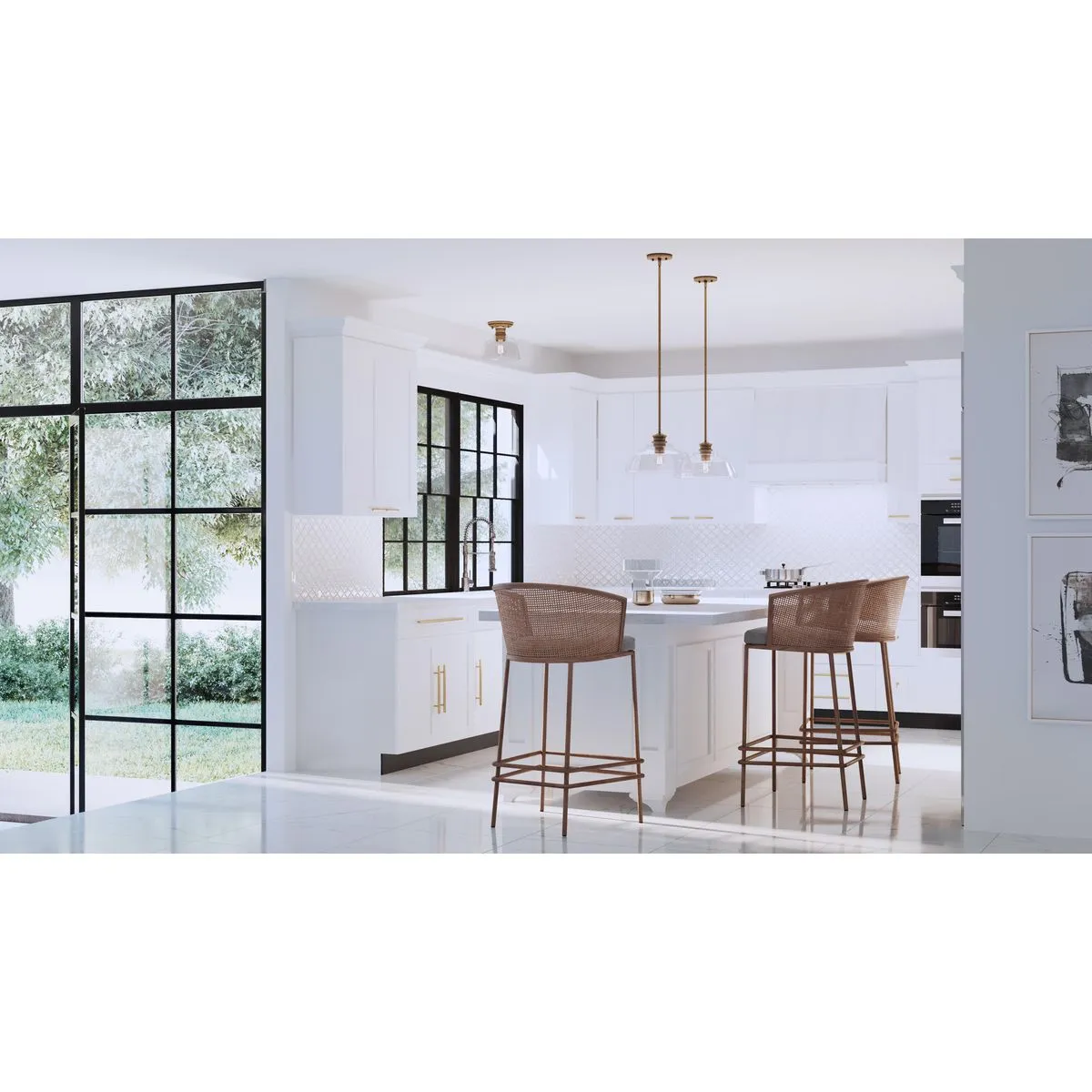 Singleton Collection One-Light 14" Medium Pendant Light