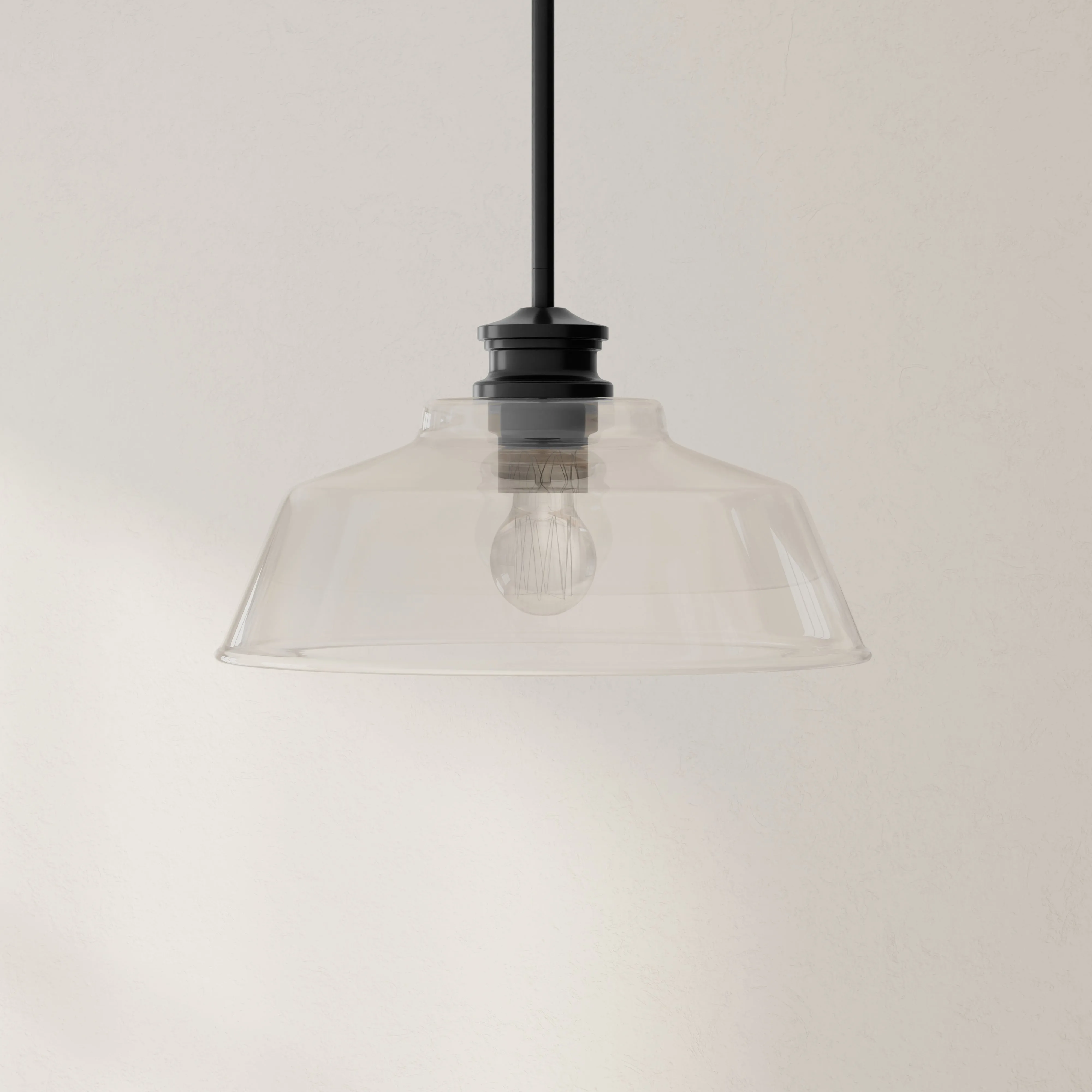 Singleton Collection One-Light 14" Medium Pendant Light
