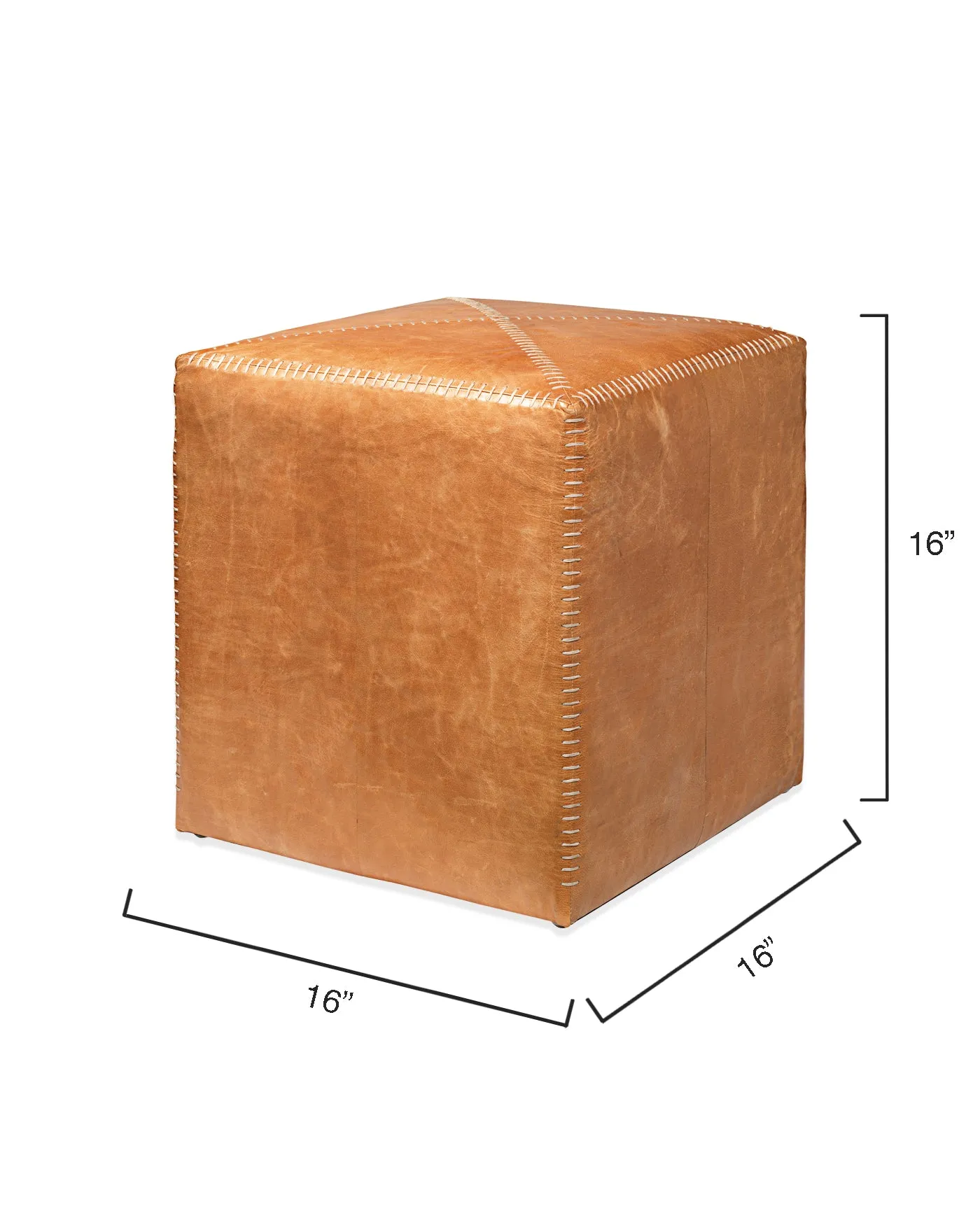 Small Ottoman - Buff
